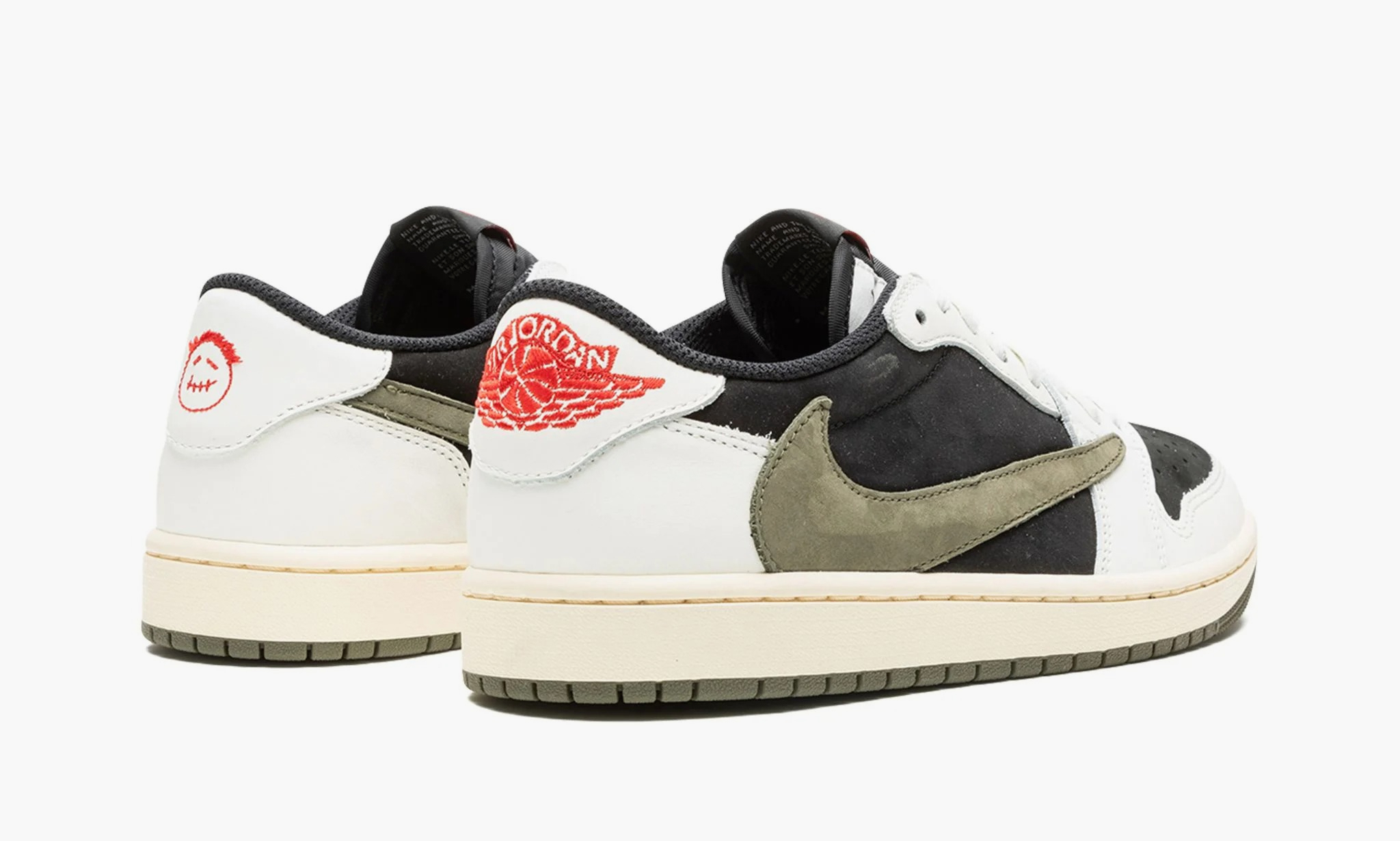 Кроссовки Nike Air Jordan 1 Low OG SP Travis Scott Olive — изображение 3