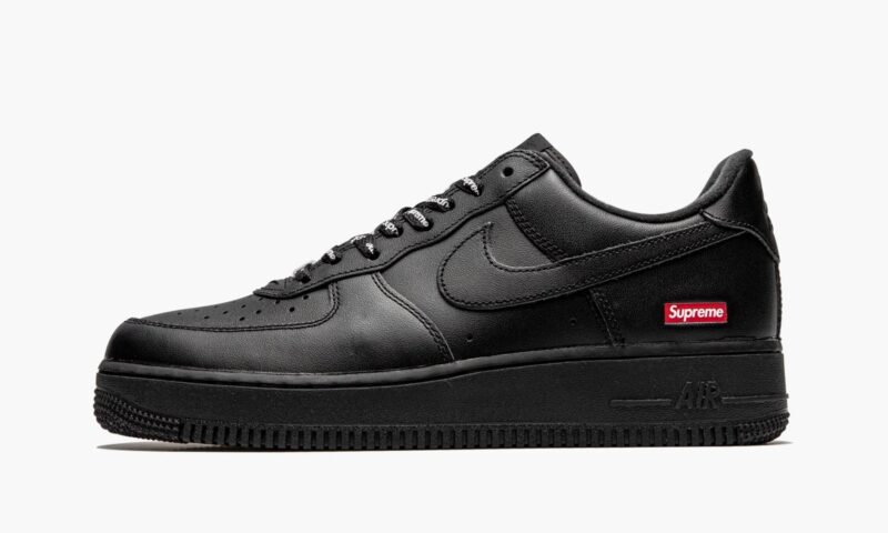 CU9225001_1 Air Force 1 Low Supreme Mini Box Logo Black