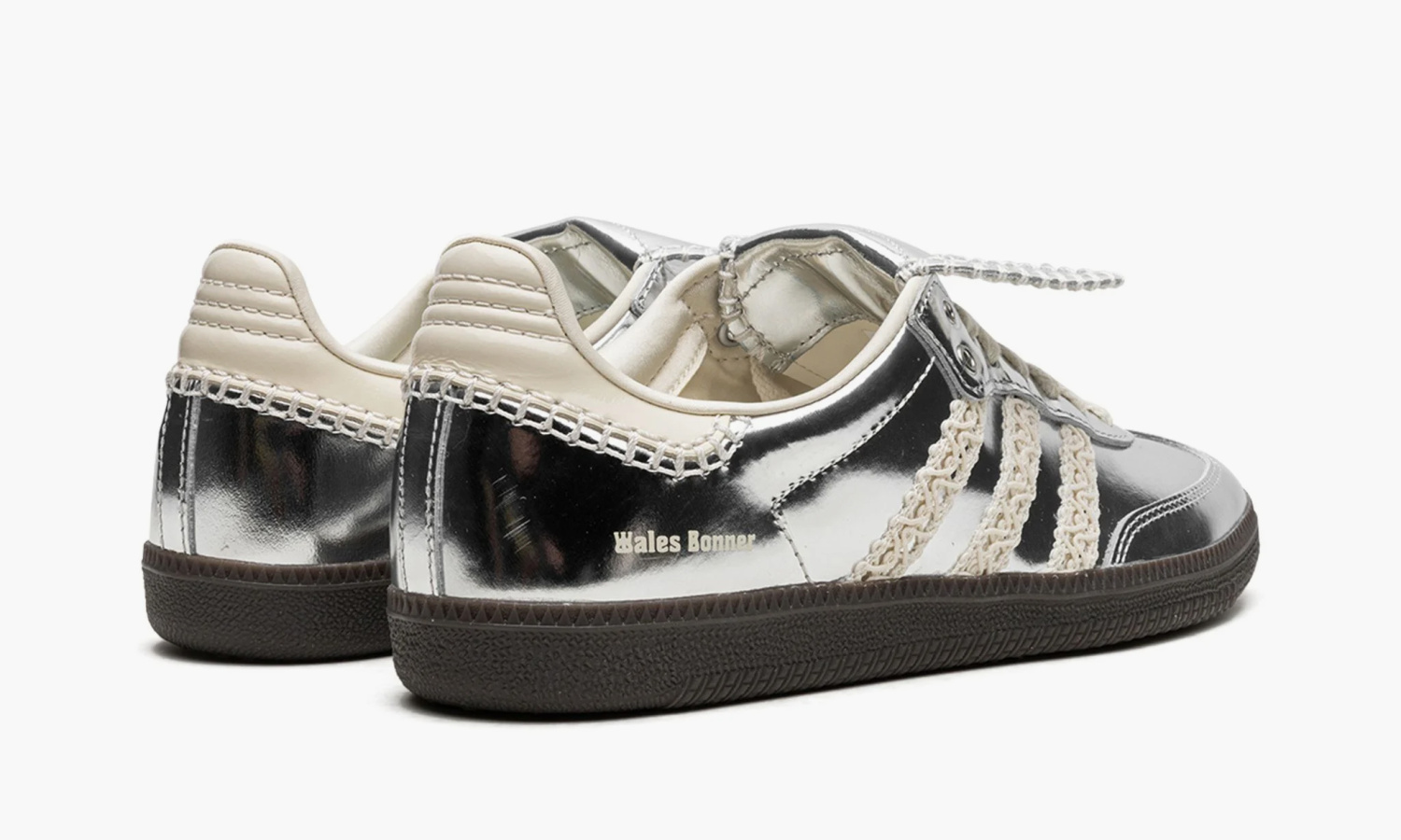 Кроссовки Adidas Samba Wales Bonner Silver — изображение 3