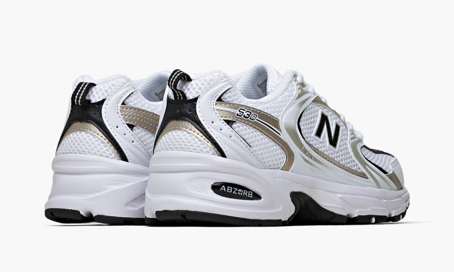 Кроссовки New Balance 530 White Light Gold Metallic — изображение 3