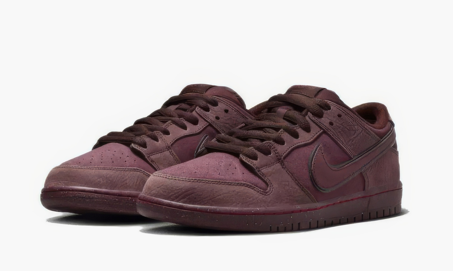 Кроссовки Nike SB Dunk Low City Of Love Burgundy Crush