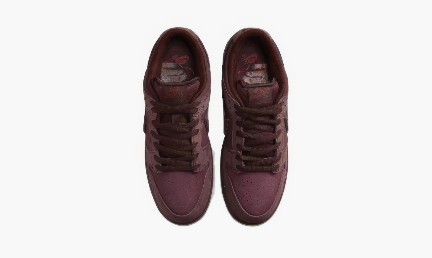 Кроссовки Nike SB Dunk Low City Of Love Burgundy Crush — изображение 4