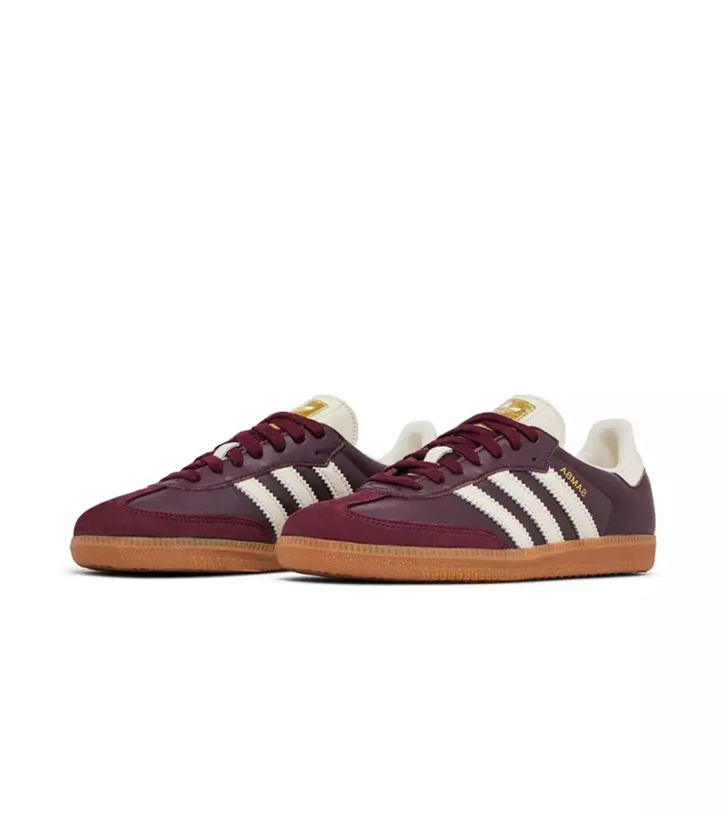Кроссовки Samba OG  Maroon Gold Metallic