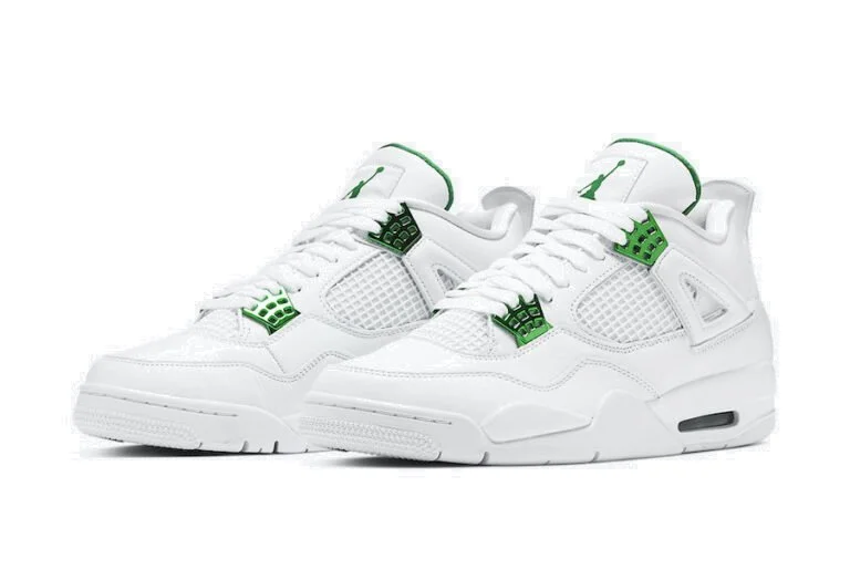 Кроссовки Nike Air Jordan 4 Retro Metallic Green