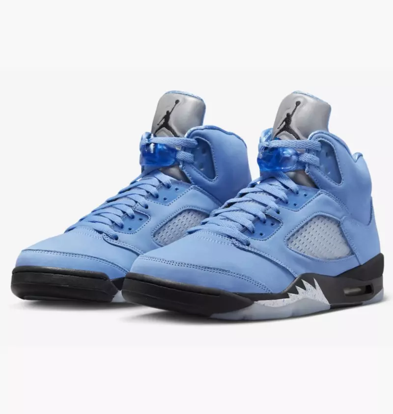 Кроссовки Nike Air Jordan 5 Retro Unc University Blue Light