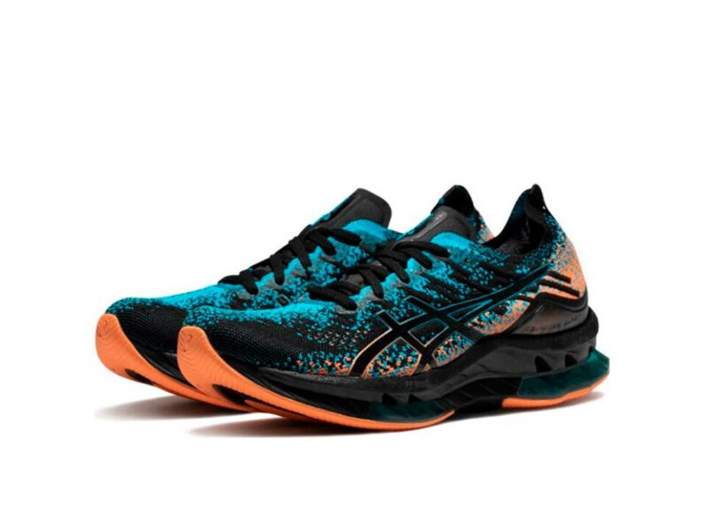 Кроссовки Asics Kinsei Blast Black Island Blue