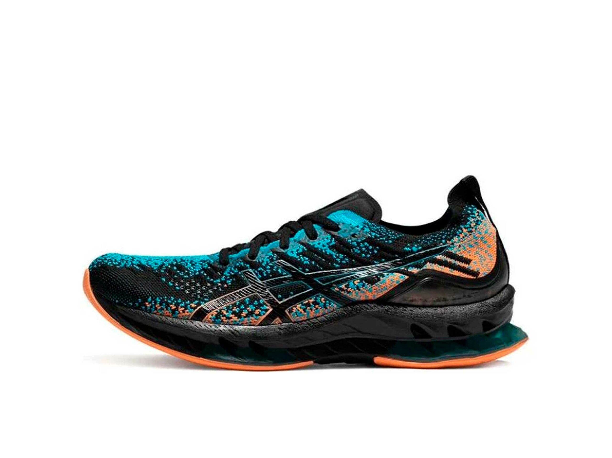 Кроссовки Asics Kinsei Blast Black Island Blue — изображение 2