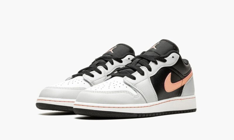 Кроссовки Nike Air Jordan 1 Low GS Black Grey Pink
