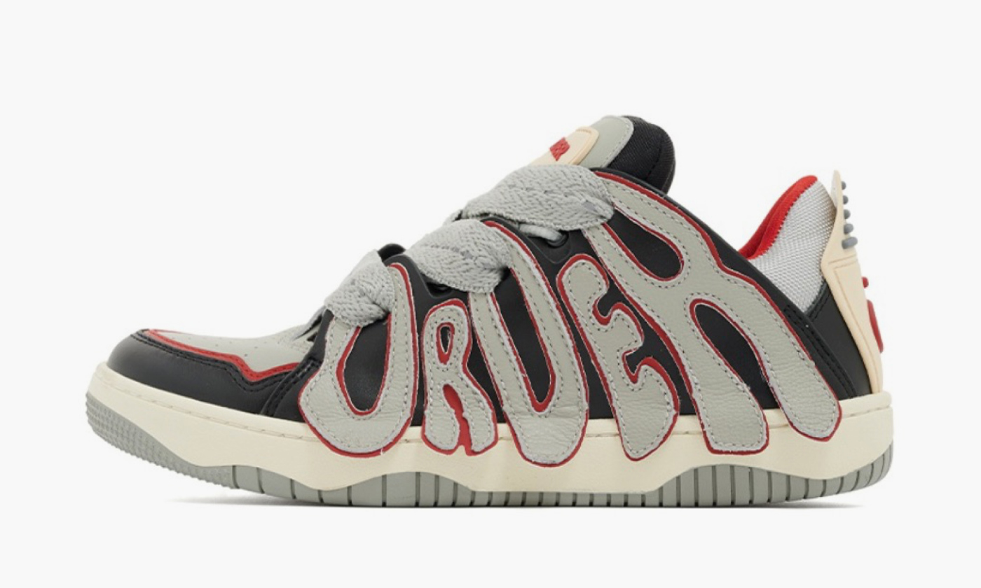 Кроссовки Old Order Skater 001 Grey Red — изображение 2