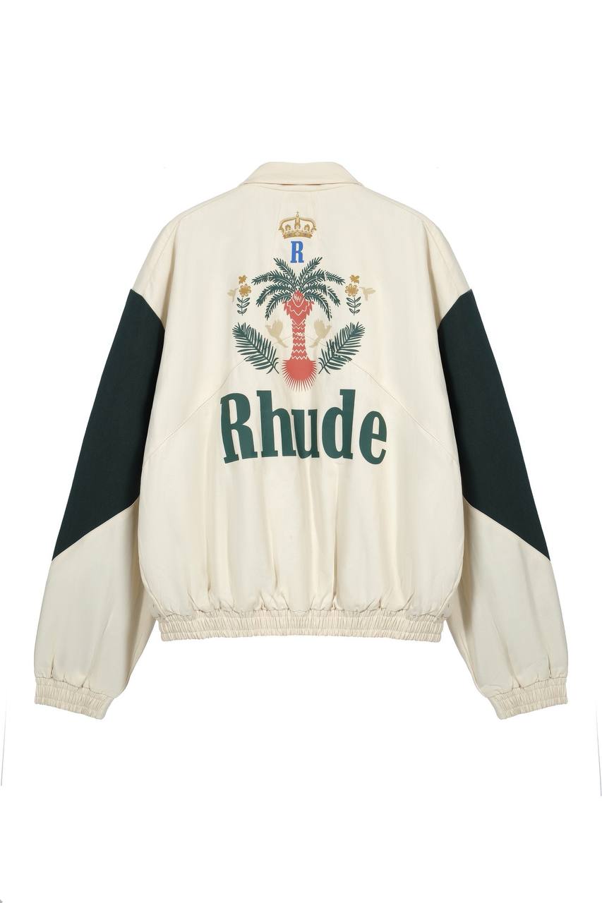 Куртка Rhude Flight Jacket Creme/Hunter Green — изображение 2