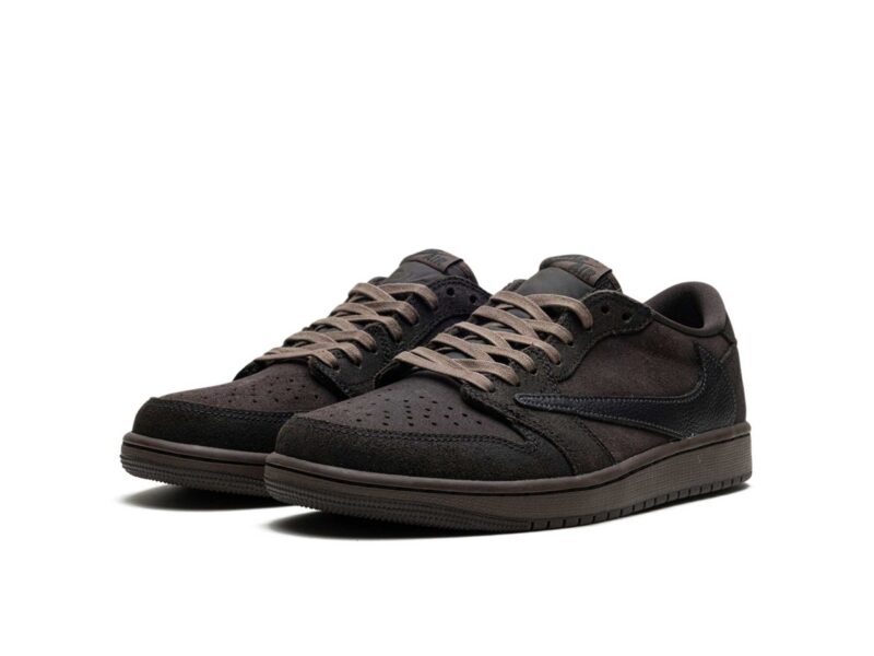 Кроссовки Travis Scott x Nike Air Jordan 1 Low OG Velvet Brown