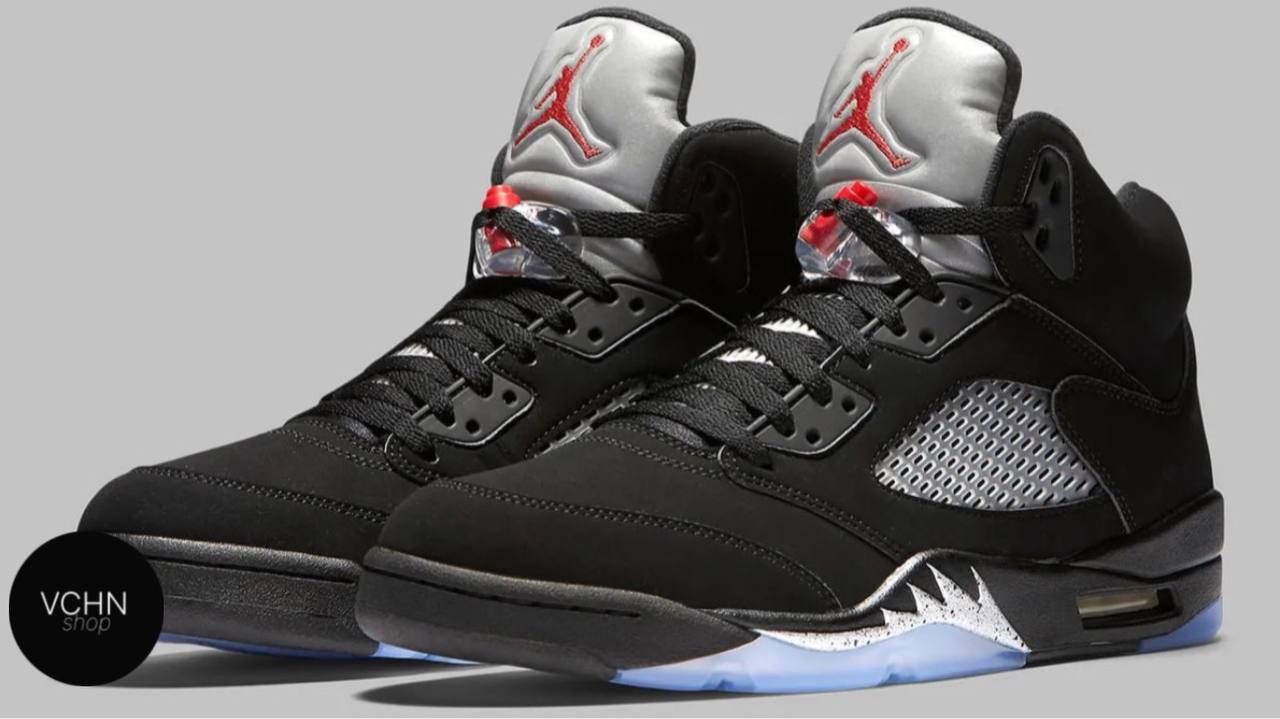 Air Jordan 5 Black Metallic Reimagined