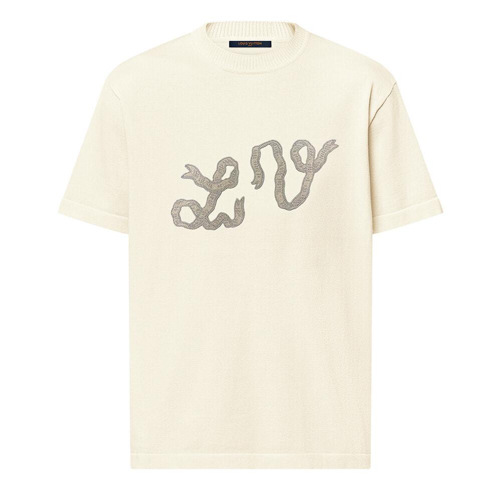 Футболка Louis Vuitton Embellished Short-Sleeved