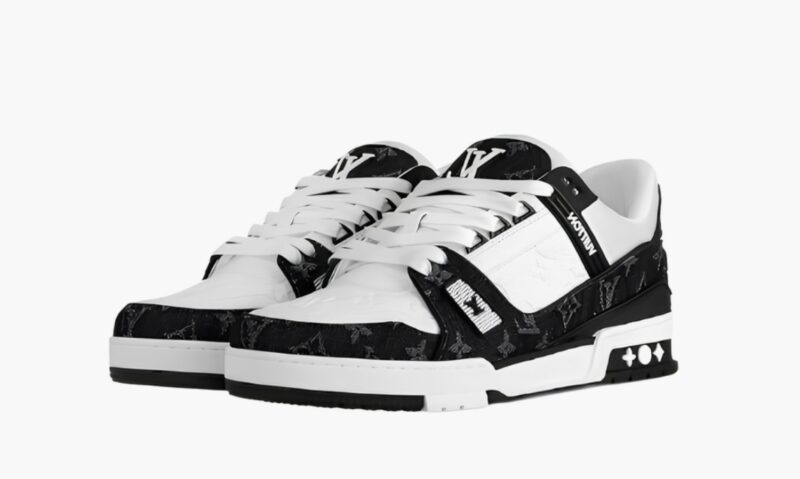 Кроссовки Louis Vuitton Trainer Black and White