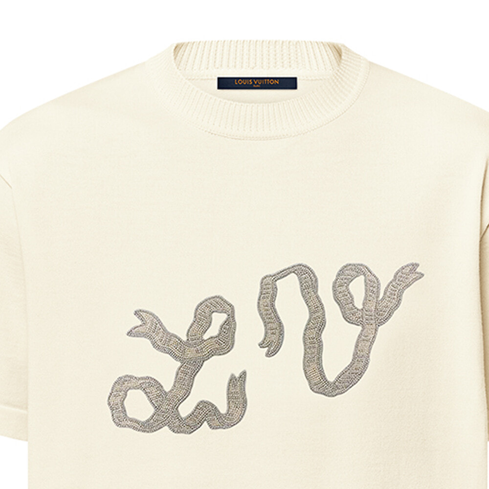 Футболка Louis Vuitton Embellished Short-Sleeved — изображение 2