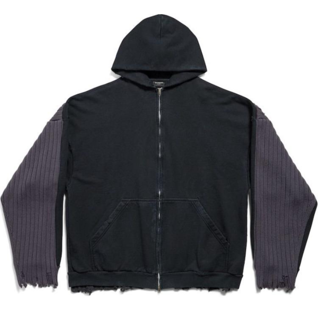 Зип-худи Balenciaga Patched in Black