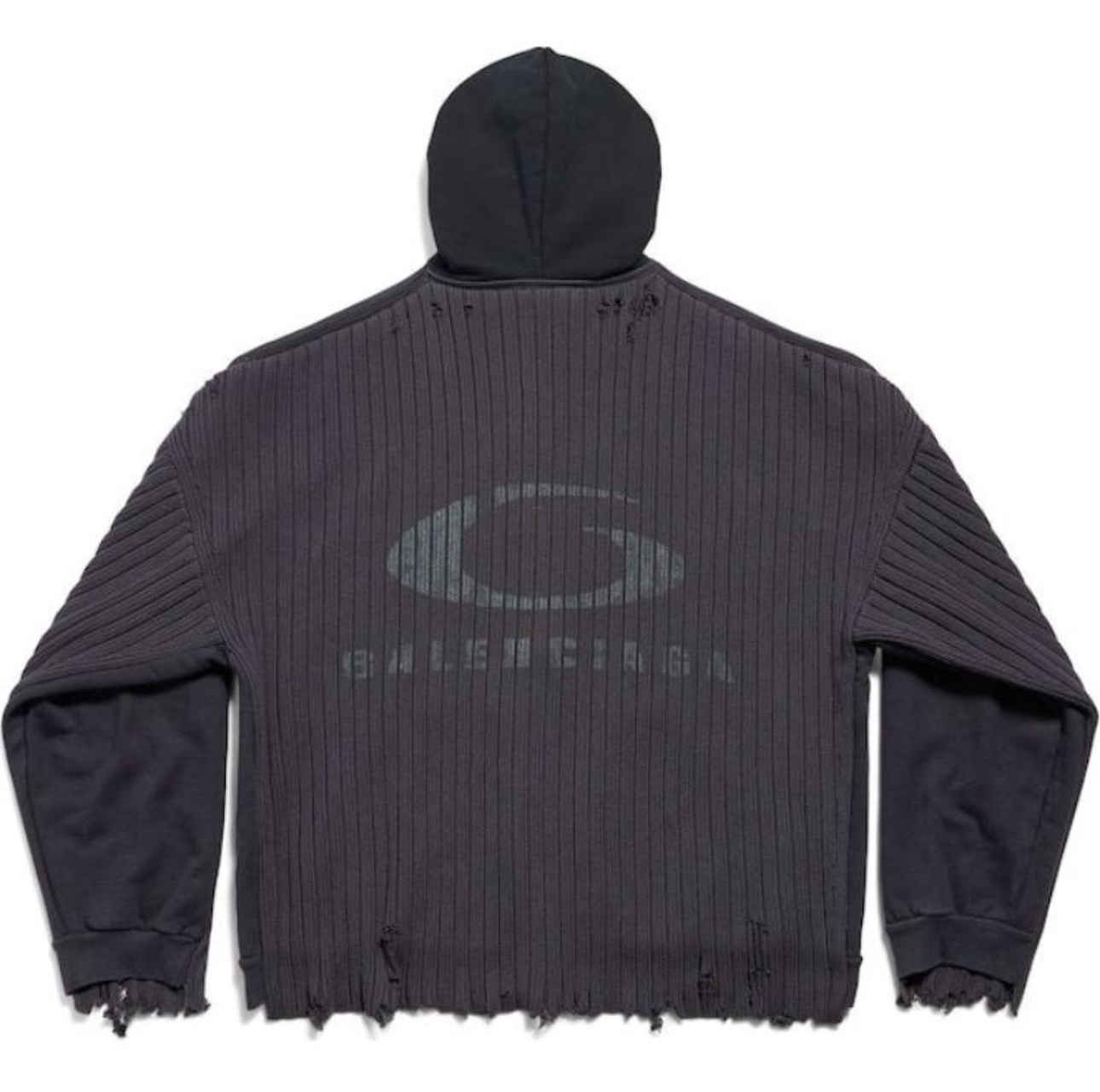 Зип-худи Balenciaga Patched in Black — изображение 2