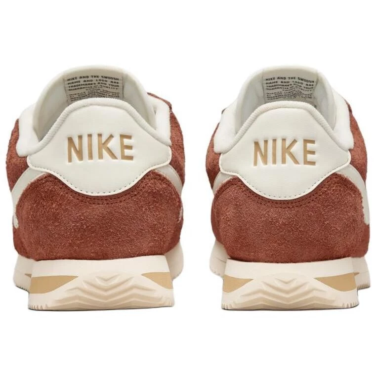 Кроссовки Nike Cortez Se Suede Dark Russet Flax Muslin Sail — изображение 5