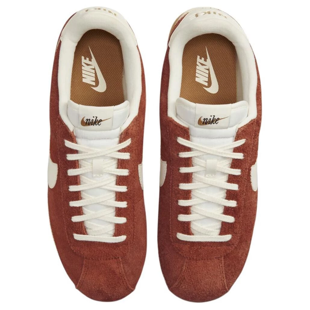 Кроссовки Nike Cortez Se Suede Dark Russet Flax Muslin Sail — изображение 4