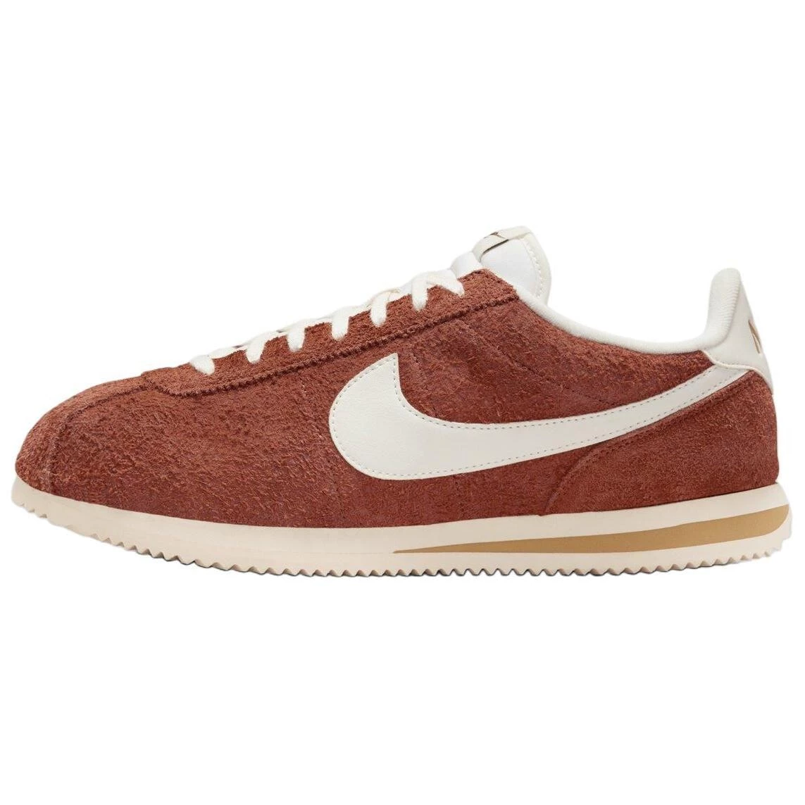 Кроссовки Nike Cortez Se Suede Dark Russet Flax Muslin Sail — изображение 2