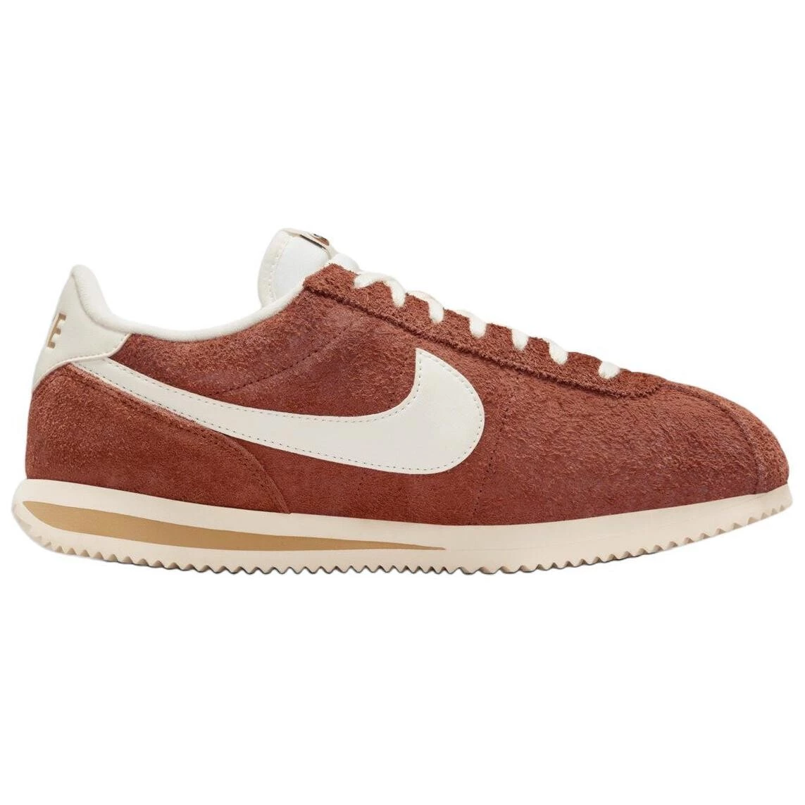 Кроссовки Nike Cortez Se Suede Dark Russet Flax Muslin Sail — изображение 3