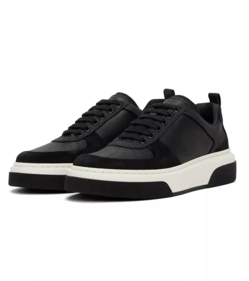 Кеды salvatore ferragamo black
