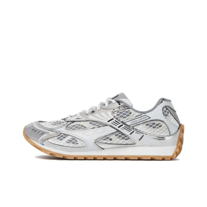 Bottega Veneta Orbit Sneaker Silver White