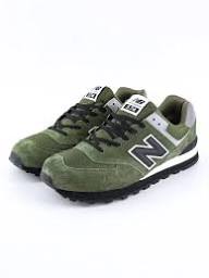 New Balance 574 Green Olive Black — изображение 3