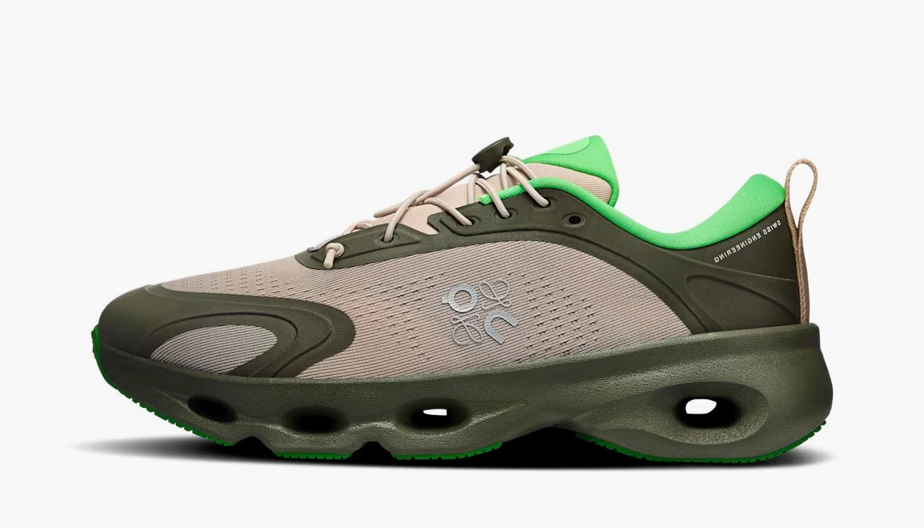 Loewe x On Running Cloud Solo Khaki Green — изображение 2