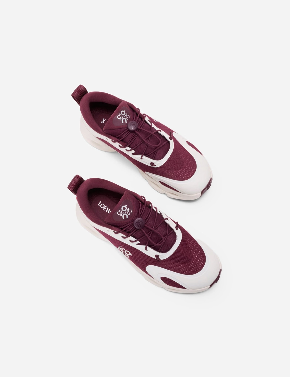 Loewe x On Cloud Solo Burgundy Eggshell — изображение 3