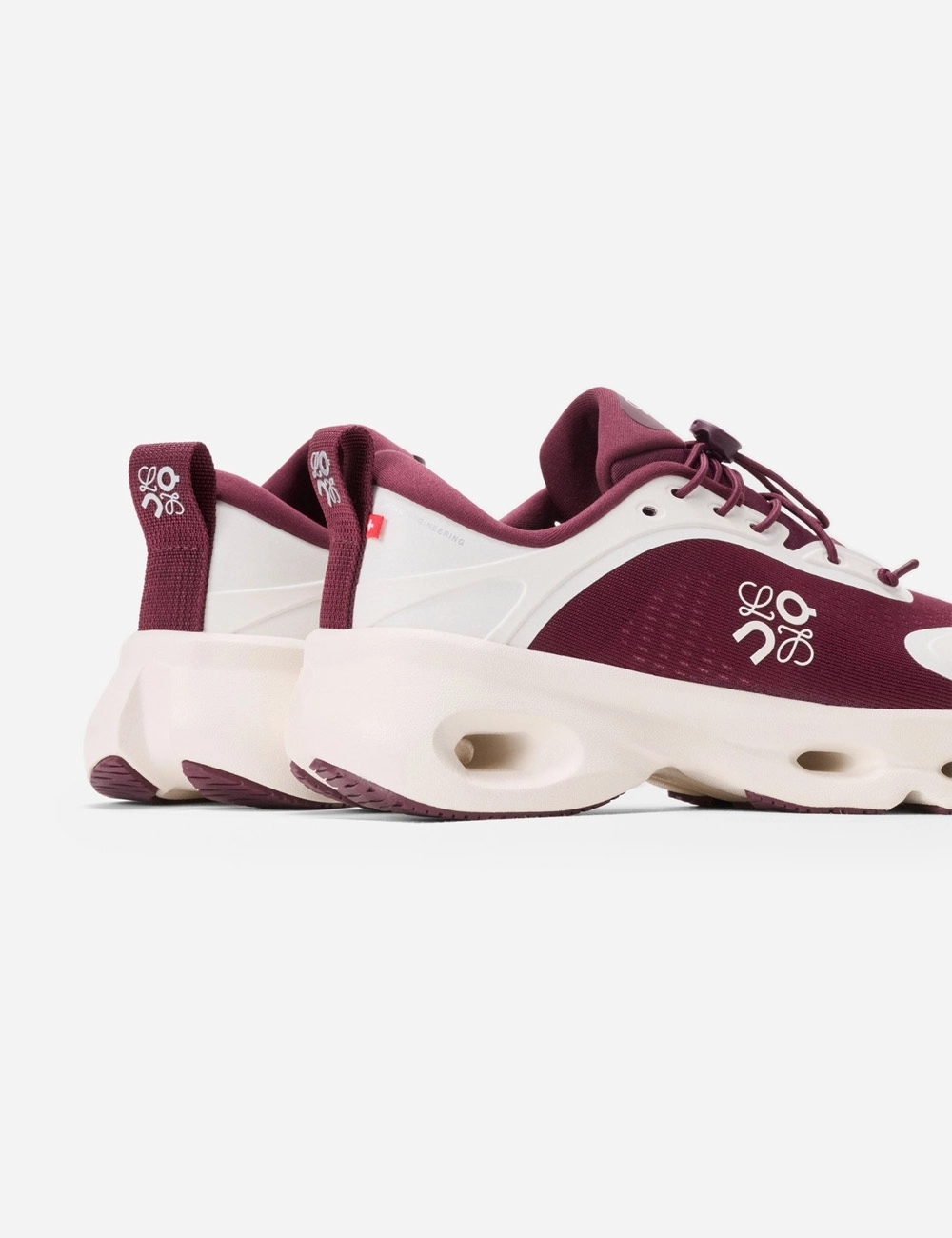 Loewe x On Cloud Solo Burgundy Eggshell — изображение 4