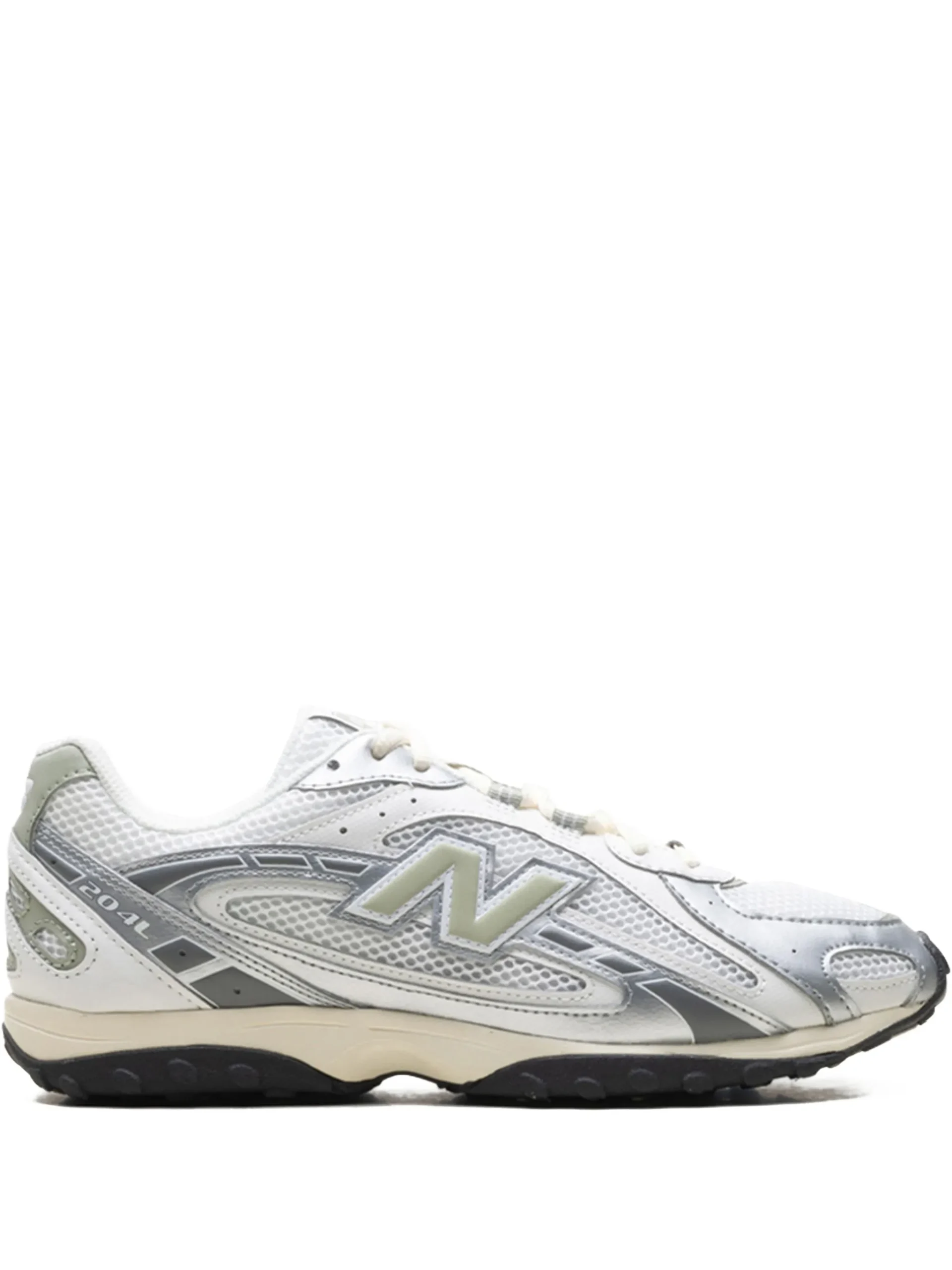New Balance 204L Silver Metallic Sage Green