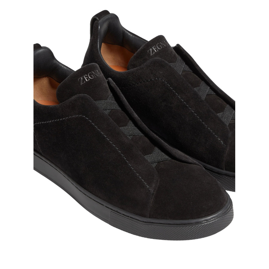 Zegna Triple Stitch Suede Black — изображение 3