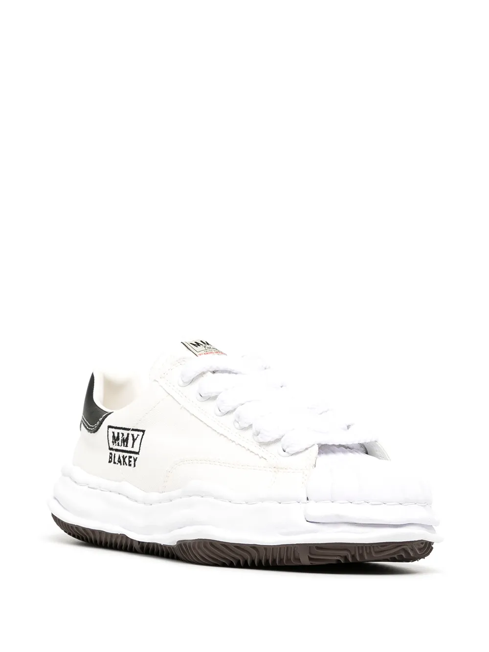 Maison Mihara Yasuhiro Blakey OG Sole Canvas Low White — изображение 3