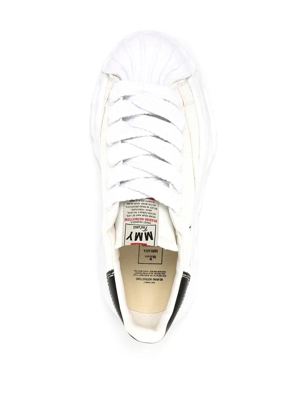 Maison Mihara Yasuhiro Blakey OG Sole Canvas Low White — изображение 4