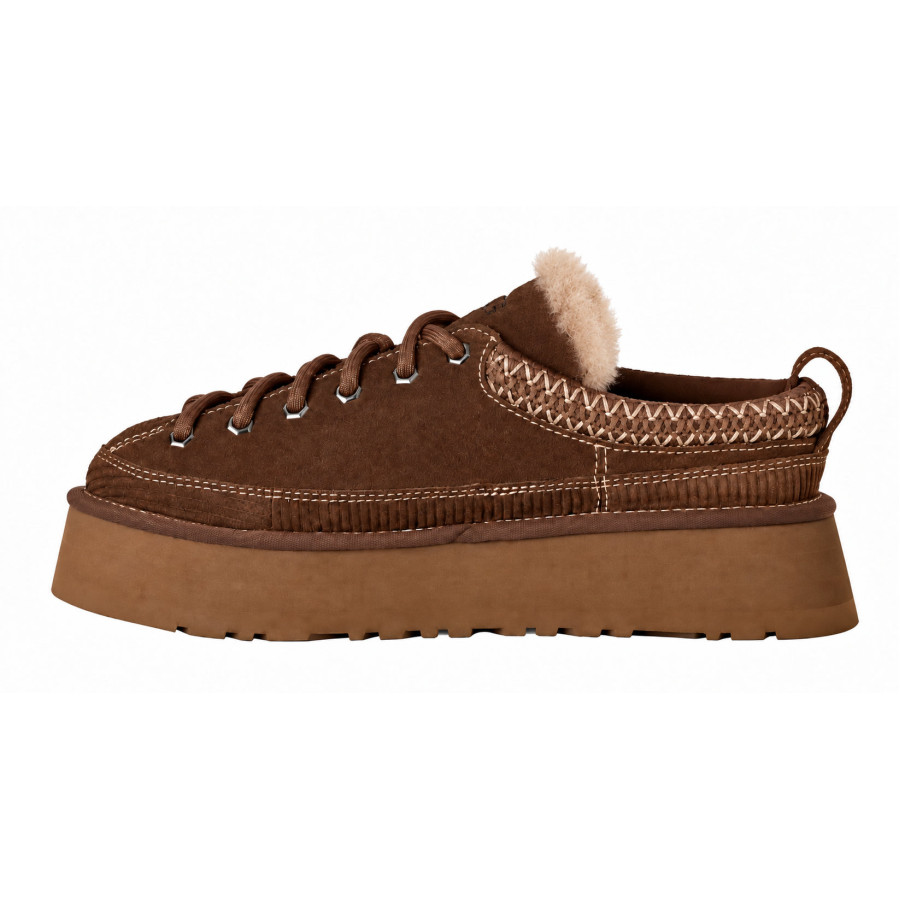 Массивная платформа Sugarcane EVA и текстильная лента UGGbraid на уггах UGG Hickory