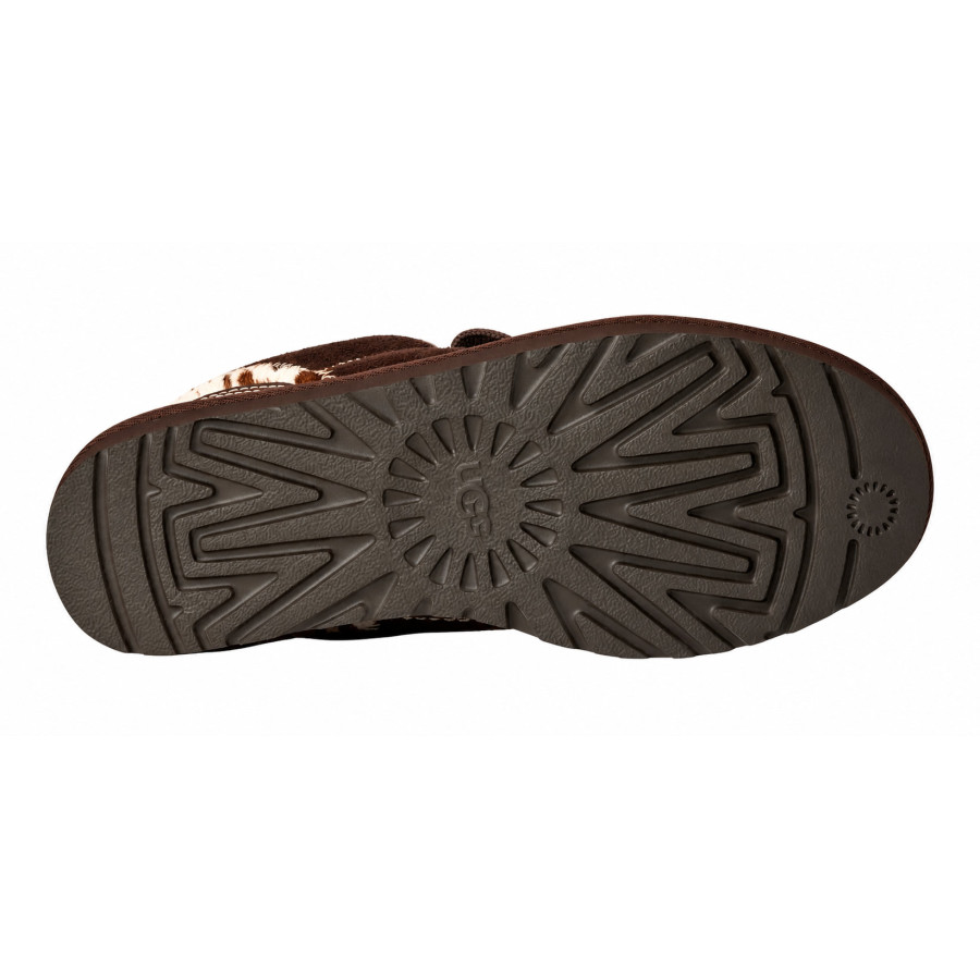 UGG Lowmel Western Sneaker — Burnt Cedar Cow