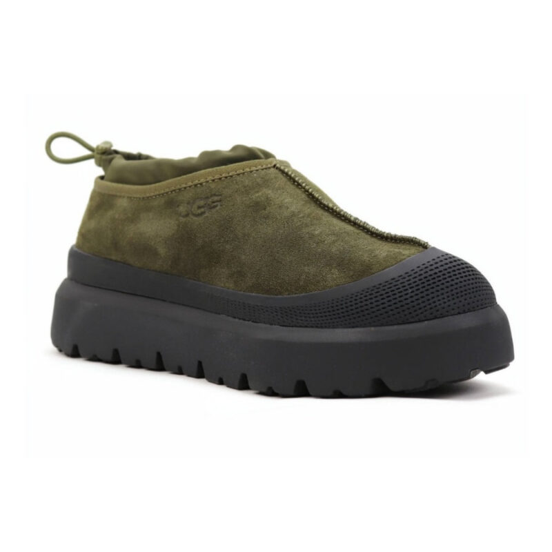 Зеленые зимние угги UGG с защитным черным резиновым рантом оригинал