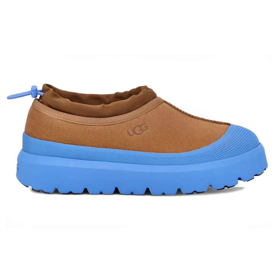 1. Мужские слипоны UGG Tasman Weather Hybrid Chestnut Electric Blue вид сбоку