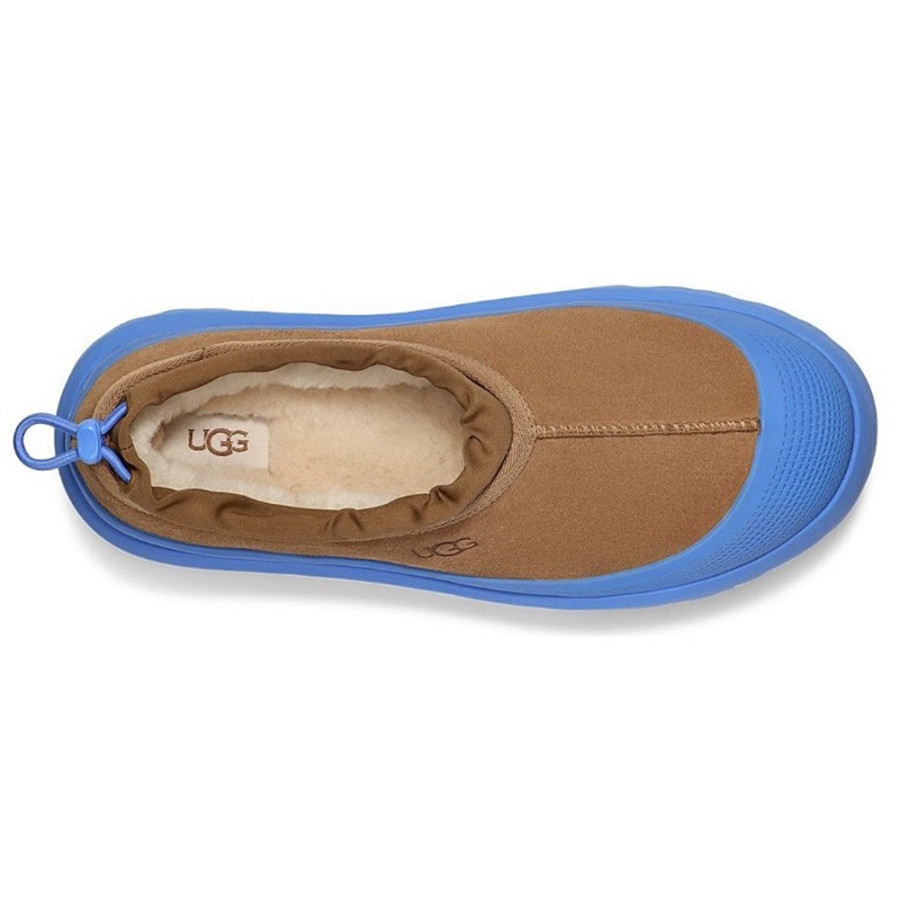Рыжие зимние угги UGG Tasman с защитным синим резиновым рантом оригинал