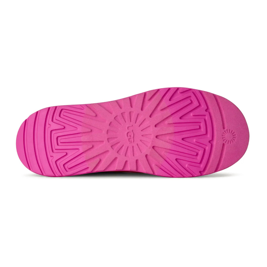 1. Оригинальные резиновые слипоны UGG Tasman X из материала Treadlite розовые