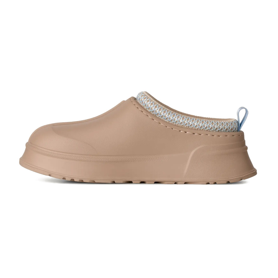 Литые галоши UGG Tasman X песочного цвета на толстой подошве
