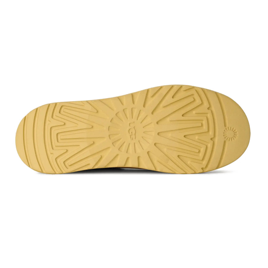 Полуботинки UGG Tazz пастельно-желтого цвета на массивной платформе